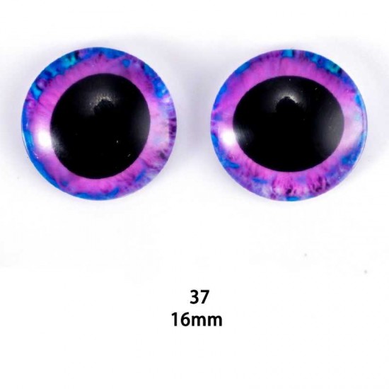 16mm Resin Cabochon glass eyes 2pc/lot