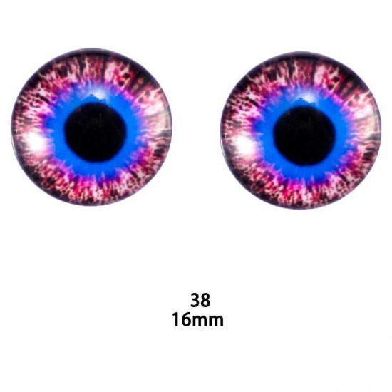 16mm Resin Cabochon glass eyes 2pc/lot 16mm Resin Cabochon glass eyes 2pc/lot