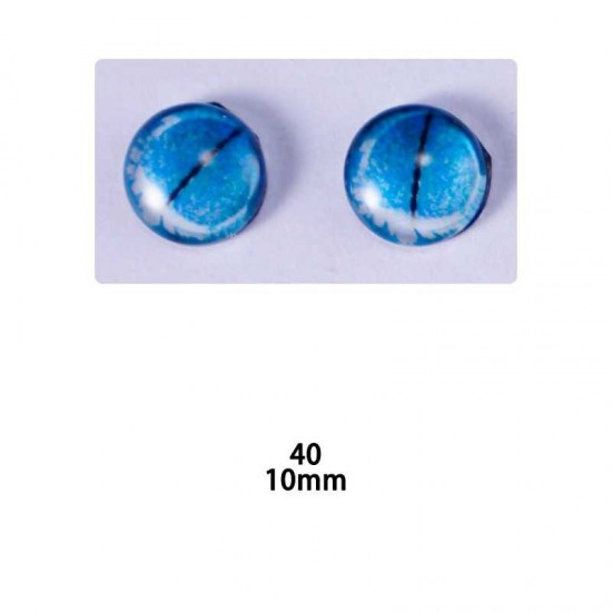 10mm Resin Cabochon glass eyes 2pc/lot