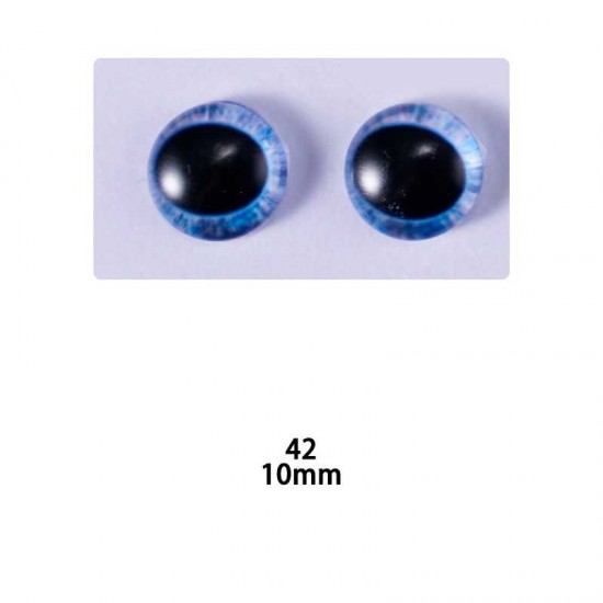 10mm Resin Cabochon glass eyes 2pc/lot