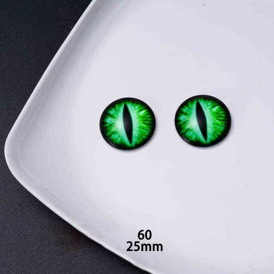25mm Resin Cabochon glass eyes 2pc/lot 25mm Resin Cabochon glass eyes 2pc/lot