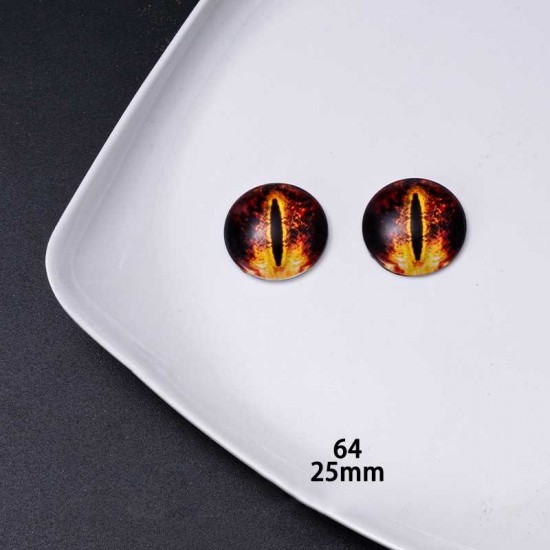 25mm Resin Cabochon glass eyes 2pc/lot