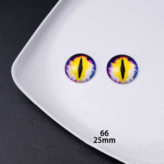 25mm Resin Cabochon glass eyes 2pc/lot