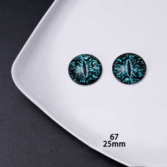 25mm Resin Cabochon glass eyes 2pc/lot 25mm Resin Cabochon glass eyes 2pc/lot