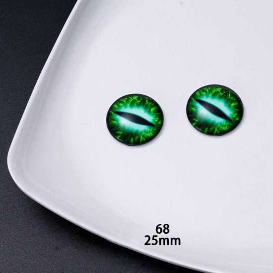 25mm Resin Cabochon glass eyes 2pc/lot