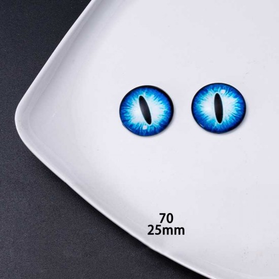 25mm Resin Cabochon glass eyes 2pc/lot 25mm Resin Cabochon glass eyes 2pc/lot