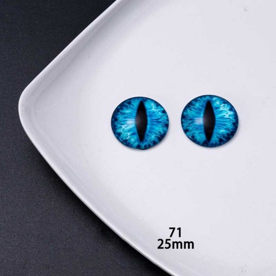 25mm Resin Cabochon glass eyes 2pc/lot