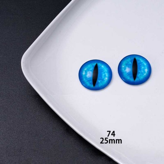 25mm Resin Cabochon glass eyes 2pc/lot