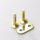 Solid brass Aluminium alloy permanence double Rivets & Burrs 50 per pk