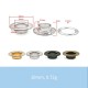 Solid brass flat face eyelet, 100pc/lot