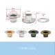 Solid brass flat face eyelet, 100pc/lot