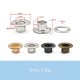 Solid brass flat face eyelet, 100pc/lot