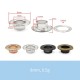 Solid brass flat face eyelet, 100pc/lot
