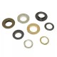 Solid brass flat face eyelet, 100pc/lot
