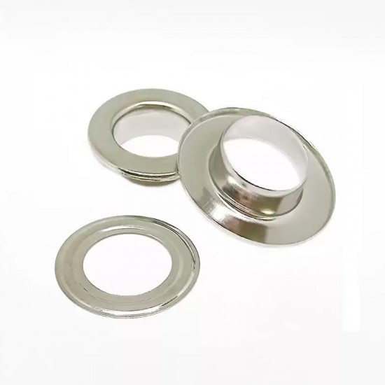 Solid brass flat face eyelet, 100pc/lot