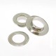 Solid brass flat face eyelet, 100pc/lot