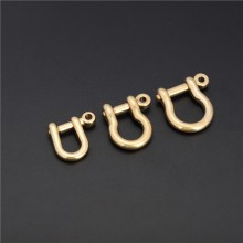 Solid brass horseshoe hook, 5pc/lot