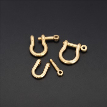 Solid brass horseshoe hook, 5pc/lot