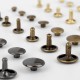 High quality solid brass double cap rivets 100 per pk
