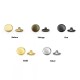 High quality solid brass double cap rivets 100 per pk