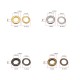 Solid brass round face eyelet, 100pc/lot
