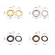 Solid brass round face eyelet, 100pc/lot