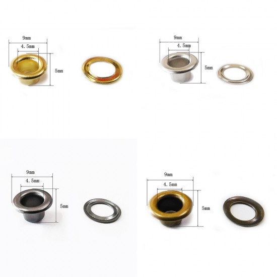 Solid brass round face eyelet, 100pc/lot