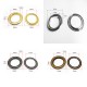 Solid brass round face eyelet, 100pc/lot
