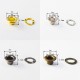 Solid brass round face eyelet, 100pc/lot