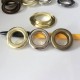 Solid brass round face eyelet, 100pc/lot
