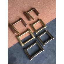 Solid brass screw bar square buckle, 2pc/lot Solid brass screw bar square buckle, 2pc/lot