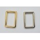 8pc/lot, Gold and silver kirsite Square ring, inner diameter 20mm, 26mm, 35mm