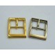 8pc/lot, Gold and silver kirsite strap buckle, inner diameter 20mm, 25mm