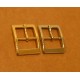 8pc/lot, Gold and silver kirsite strap buckle, inner diameter 20mm, 25mm