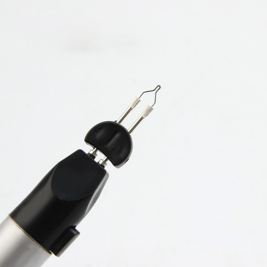 Electronic burn off thread pen