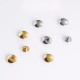 Stainless steel 12.5mm PRYM style convex snaps, 5 kits/lot