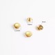 Stainless steel 12.5mm PRYM style convex snaps, 5 kits/lot