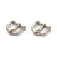 High quality 13mm solid brass women bag needle buckle, 2pc/lot