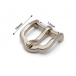 High quality 13mm solid brass women bag needle buckle, 2pc/lot