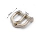 High quality 13mm solid brass women bag needle buckle, 2pc/lot
