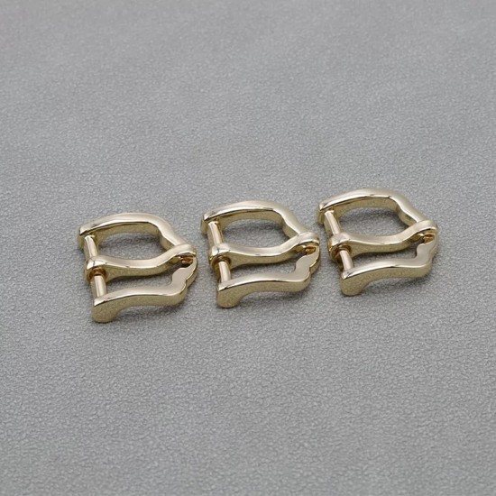 High quality 13mm solid brass women bag needle buckle, 2pc/lot