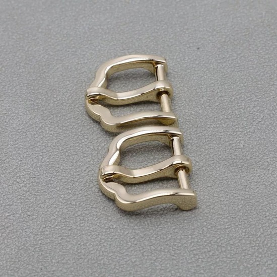 High quality 13mm solid brass women bag needle buckle, 2pc/lot