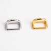 Stainless steel double square Dee ring 15mm, 2pcs/lot