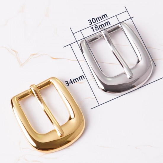 Stainless steel 18mm fat strap buckle 5pcs/lot