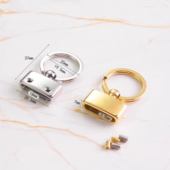 Stainless steel, key holder 18mm