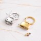 Stainless steel, key holder 18mm