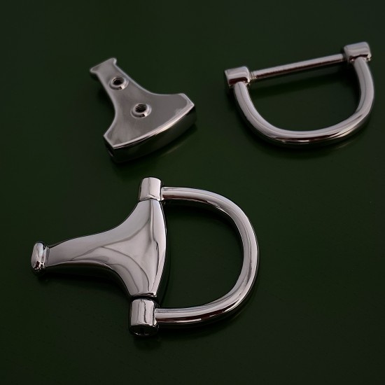 High quality stainless steel 1995 D-ring bag tab 2 pc/lot