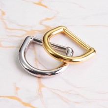 Stainless steel thin bar 20.5mm Dee-ring, 5pcs/lot