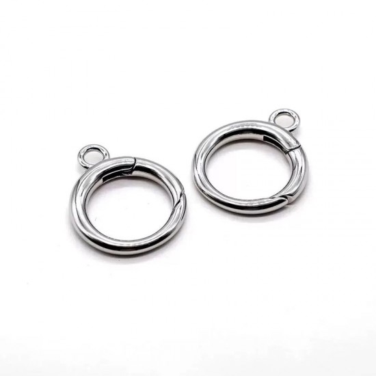 High quality 20mm Stainless steel opening spring ring, 2pc/lot