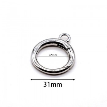High quality 20mm Stainless steel opening spring ring, 2pc/lot